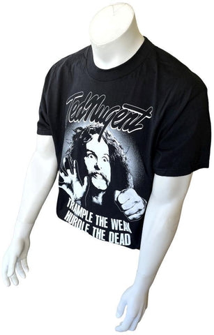 Alstyle Men's Ted Nugent Trample The Weak Hurdle The Dead Tour 2010 Shirt Size L