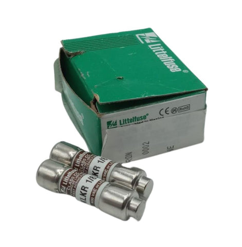 Lot of (3) Littelfuse KLKR 1/8 Class CC Current Limiting Fuse 600VAC 0.125A