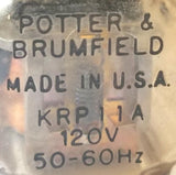 Potter & Brumfield KRP11A Relay 120V 50-60Hz (Lot of 2)
