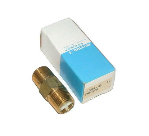 NEW DELTROL   CMMQ30B   BRASS IN-LINE CHECK VALVE 1/2 NPT MALE