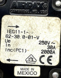Airpax IEG11-1-62-30.0-01-V Hydraulic Magnetic Circuit Breaker 2-Pole 30A 250V