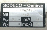 Sodeco Geneve Type TCeZ4E 4-Digit Counter 24 Volts