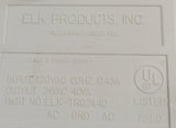 ELK ELK-TRG2440 Plug-In Transformer 120VAC 60HZ 0.43A