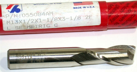 Up To 6 New Regal 13mm 2 Flute HSS End Mills 55084