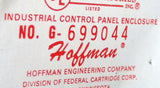 Hoffman E-3PB G-699044 Industrial Control Panel Enclosure W/ Switches & Out Box