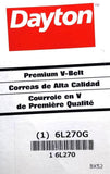 Dayton 6L270G Premium V-Belt