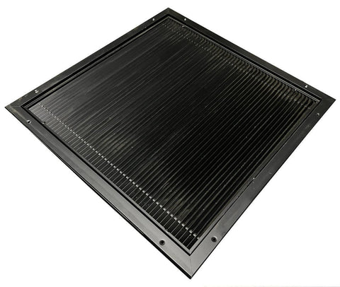 Price Industries ATG2 Black Aluminum Transfer Grille 21-5/8" X 21-5/8" X 1-5/8"