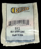 New Timken Drives  40-1 D/OFF  Roller Chain Master Connecting Link