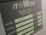 ITW Mima 4.4S-LP Low Profile Pallet Stretch Wrapper 60" Turntable 4,000 LB
