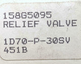 Sauer Danfoss 1D70-P-30SV-451B Relief Valve 158G5095