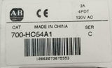 Allen Bradley 700-HC54A1 Control Relay 3 A 120 VAC