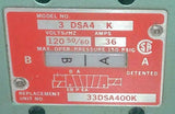 New Numatics  3 DSA4 K  Manifold Solenoid Valve 120 VAC 50/60 Hz 0.36 Amp