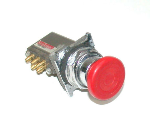 NUMATROL   PB5-0001   PNEUMATIC RED MOMENTARY E-STOP VALVE 5-PORT