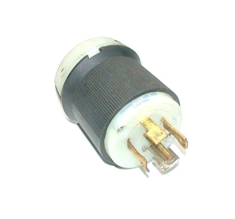 HUBBELL HBL2811 TWIST-LOCK MALE PLUG 12-/208 VAC 30 AMP
