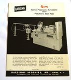 HARDINGE ASM-5C BAR WORK AND SECOND OPERATION CHUCKING BROCHURE