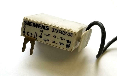 Siemens 3TX7402-3S Surge Protector Suppressor 40-127 VAC 70-150 VDC