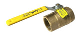 Apollo Conbraco 70-108-01 2" Threaded End Brass Ball Valve 1-1/2" Port 600 PSIG