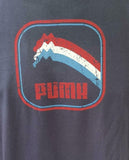 Anvil Men's Puma Graphic Navy Short Sleeve Shirt Size Medium