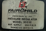 Fairchild 30232 Pressure Regulator 1/2" NPT  250 PSI Max .5-20 PSI Range