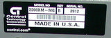 CTC Control Technology  2200XM-MG  5-Slot PLC Rack 115/230 VAC Rev. B