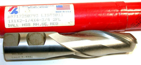 Regal Beloit 16mm 5/8" Shank 2 Flute HSS Ball End Mills 050793AM