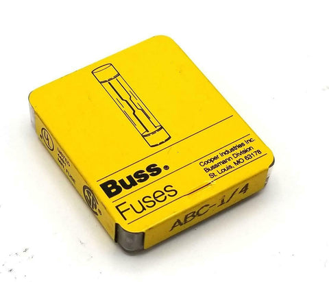 Buss ABC-1/4 Fuses 1/4 A (Box of 5)