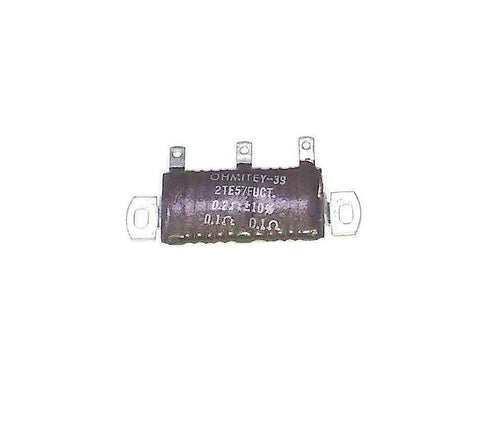 New Ohmitey-39  2TE57FUNCT.  Resistor 0.1 Ohm 0.2 Ohm 0.1 Ohm