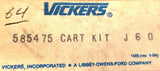 Vickers 585475 Cart Kit J60