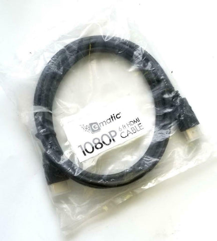 New Ematic 1080P 6ft HDMI Cable (2 Available)