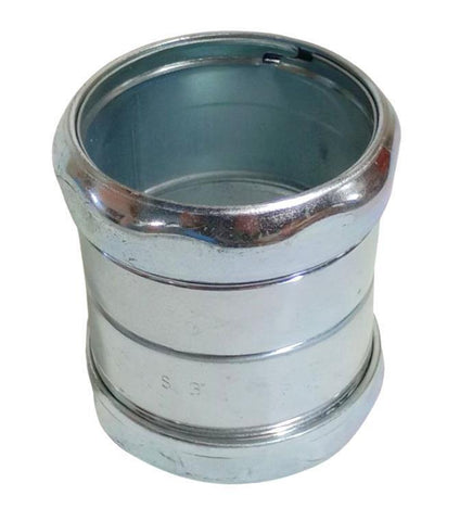 Lot of (2) 3" EMT/IMC/Rigid Conduit Compression Coupling