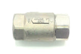 New Apollo  1CKV1  Stainless Steel In-Line Check Valve
