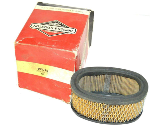 NEW BRIGGS & STRATTON 393725 OVAL AIR FILTER