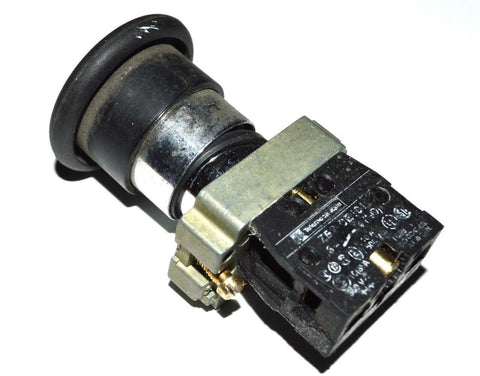 TELEMECANIQUE ZB2-BE101 BLACK MOMENTARY PUSH BUTTON 10 AMP 400 VOLT