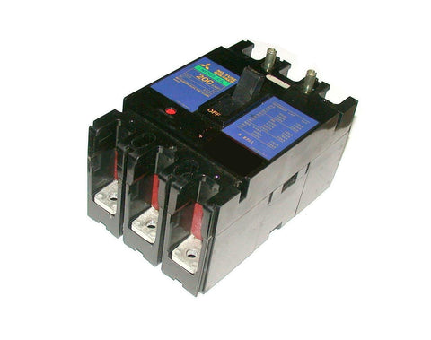 MITSUBISHI ELECTRIC 200 AMP 3-POLE CIRCUIT BREAKER 600 VAC  MODEL NF225-CS