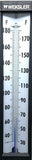 Weksler A935AF4 Adjust Angle Thermometer 3-1/2" Stem 30-180°F 9" Scale (6 Avail)