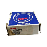 NSK 6203ZZ Single Row Ball Bearing 17mm X 40mm X 12mm