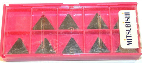Lot of 9 Mitsubishi Carbide Face Milling Insert TEEN 32 PERR1 HTi10