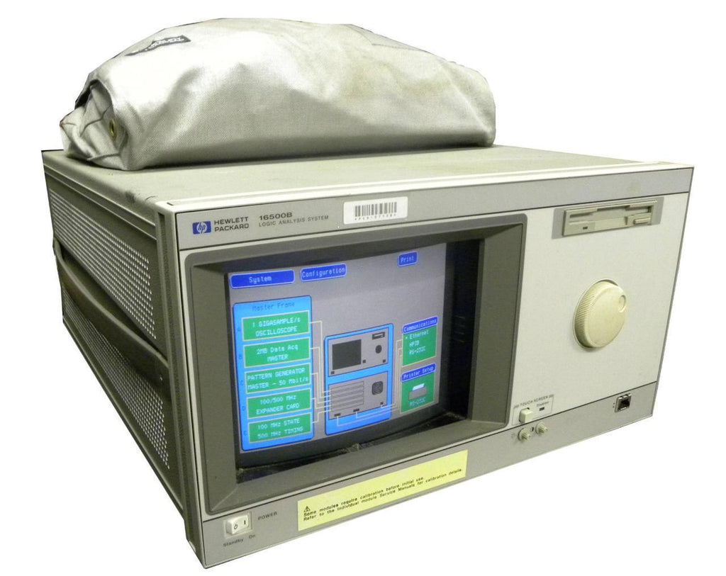 HEWLETT PACKARD HP / AGILENT LOGIC ANALYSIS SYSTEM W/ PLUGINS MODEL 16