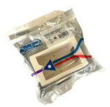 AMP Netconnect 558251-3 Single Gang White Surface Mount Box