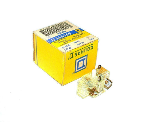 NEW SQUARE D  9001KA-3  PUSHBUTTON CONTACT BLOCK SERIES G