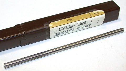 Houston Cutting Tools .190" Straight Shank HSS Chucking Reamer 533DS-1900