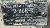 Falls Metal Products D-Bur-R 1/4" x 4" Sheet Metal Deburring Machine Model 111