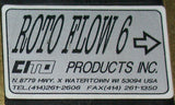 NEW ROTOFLOW LOW FLOW TURBINE 1/4 NPT  MODEL  RC6-0404