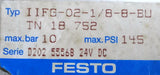 Festo IIFG-02-1/8-8-BU Solenoid Manifold Valve Assembly 145 PSI TN 18 752