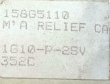 Sauer Danfoss 1G10-P-2SV-352C Relief Cartridge Valve 158G5110