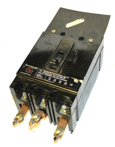 WESTINGHOUSE 1265C5G01 3-POLE CIRCUIT BREAKER 100 AMP 600 VAC