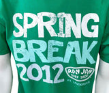 Anvil Men's Ron Jon Surf Shop Spring Break 2012 Ft. Lauderdale Green Shirt Large