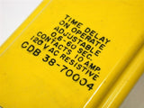 UP TO 2 POTTER & BRUMFIELD TIMER .6 - 60 SECONDS 120VAC CDB-38-70004