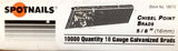 SpotNails 18010 5/8" Chisel Point 18 Gauge Galvanized Brad Nail - Box of 10,000