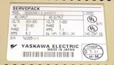 Yaskawa  SGDB-10ADS Servopack Servo Drive Controller 240 VAC MAX 0-200 HZ